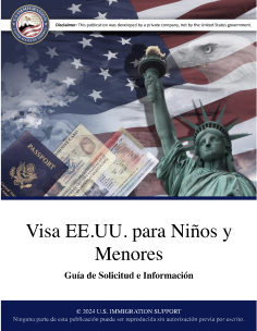 Visa de Estados Unidos de Menores